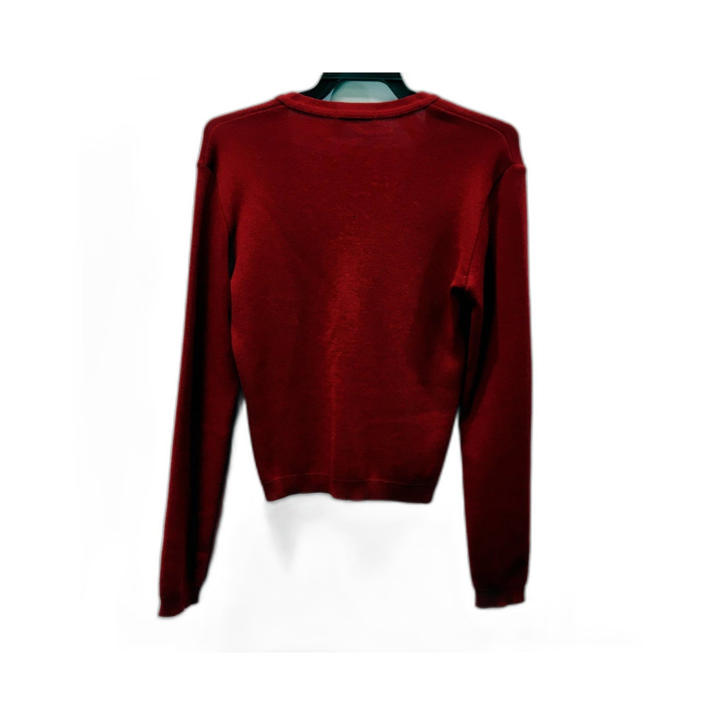 de Cuba Womens Red Button-Down Cardigan Sweater Size 1