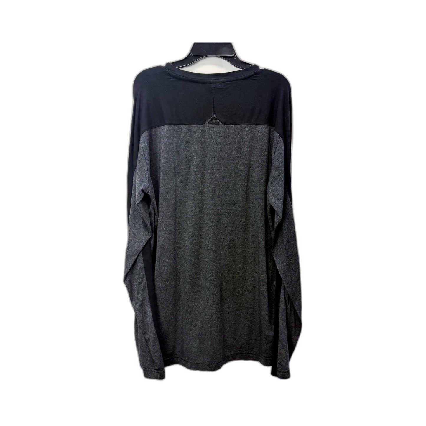 Kathmandu Mens Pullover Sweatshirt Black and Lime Green Athletic Activewear