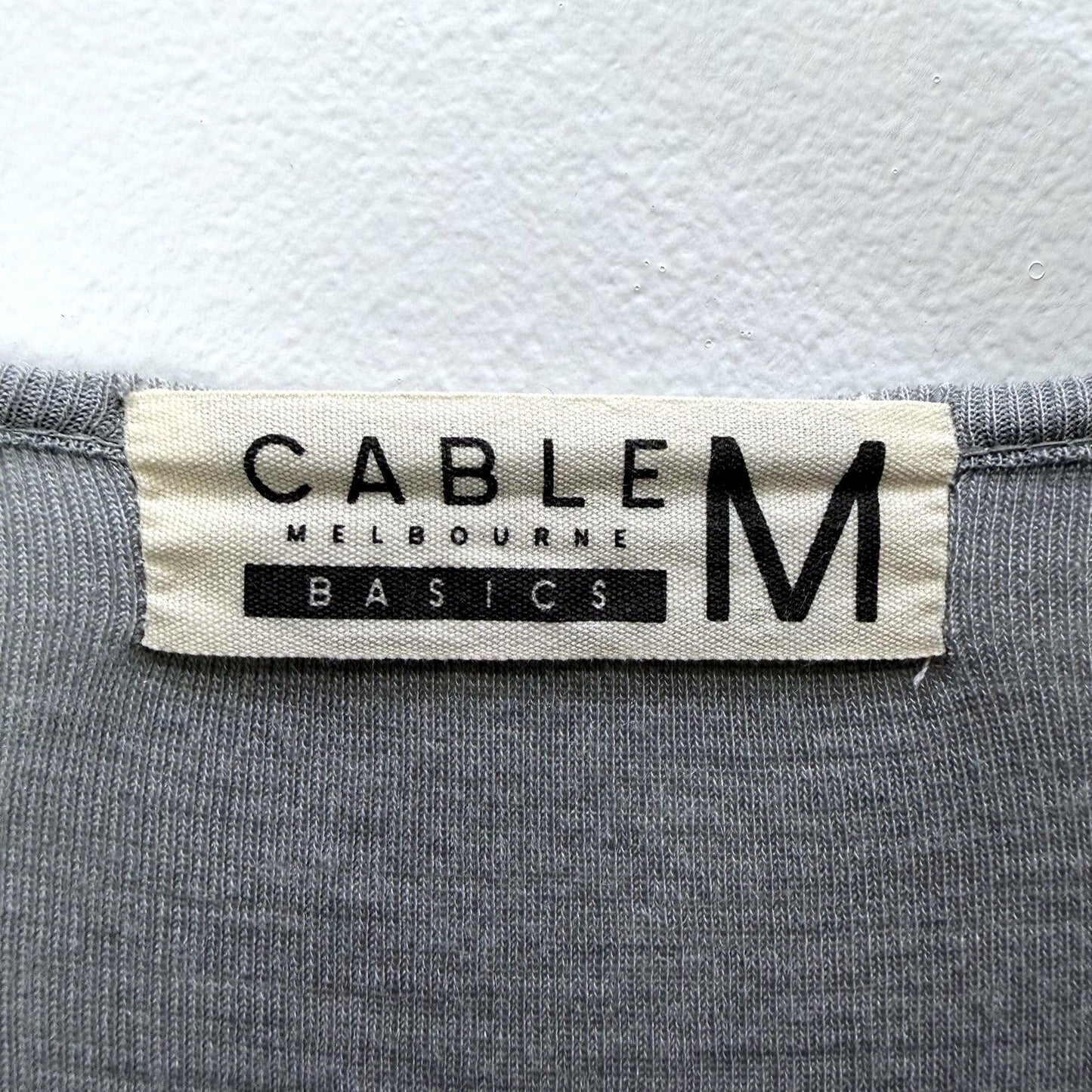 Cable Melbourne Womens Basics Pullover Sweatshirt in Gray, Size M