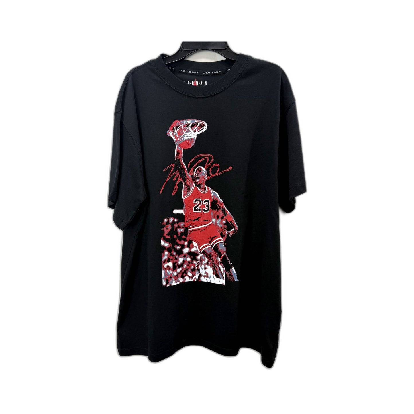 Jordan Mens Basketball Graphic Tee Shirt in Black Size M