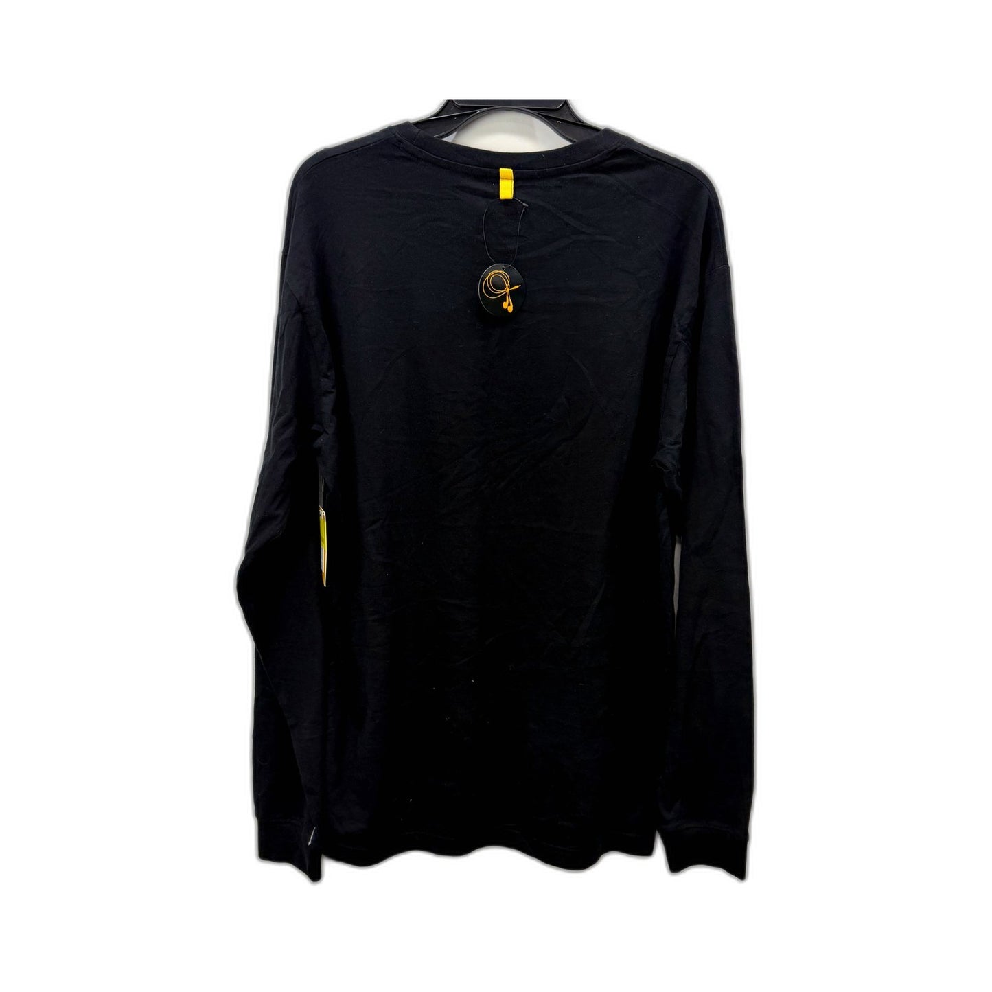 CAT Mens Trademark Banner Long Sleeve Black Tee Shirt in Large Size NEW