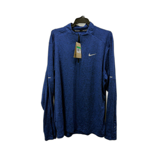 Nike Mens Pullover Sweatshirt - Blue, Moisture Wicking, Size XL NEW
