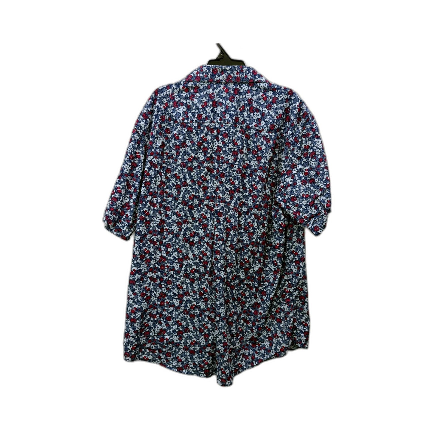 Perrone Mens Button-Down Shirt Floral Print Multi Color Size L