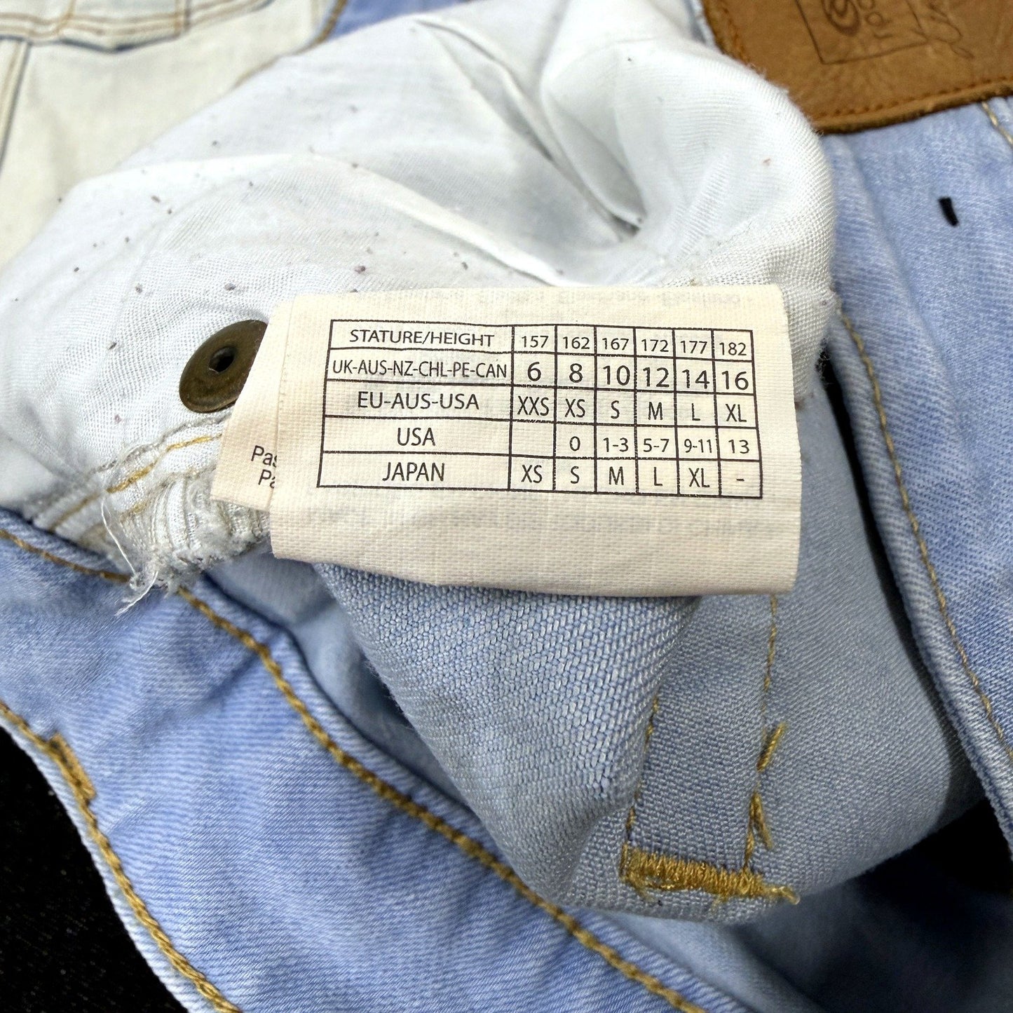 Rip Curl Womens Light Blue Denim Skirt for Casual Wear, Size 8