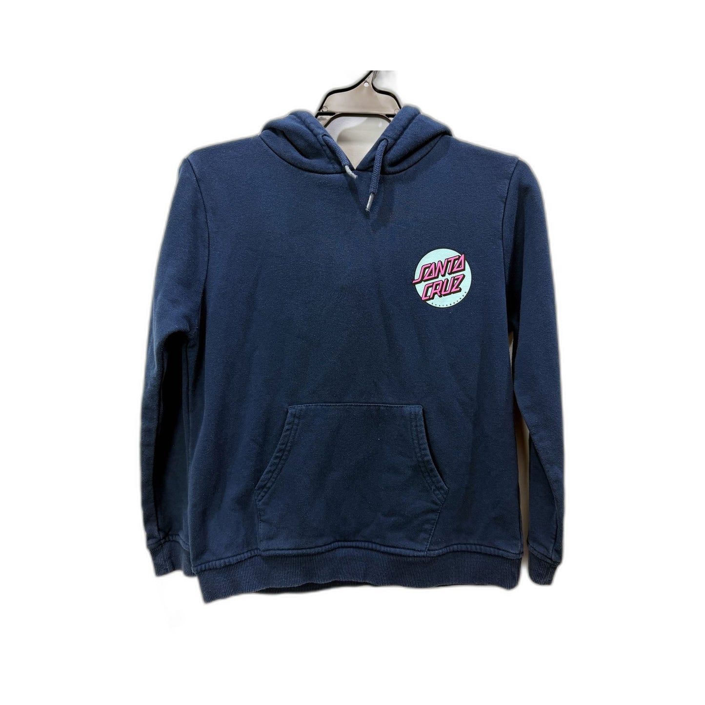 Santa Cruz Kids Navy Blue Pullover Hoodie for Comfortable and Stylish Sz 12