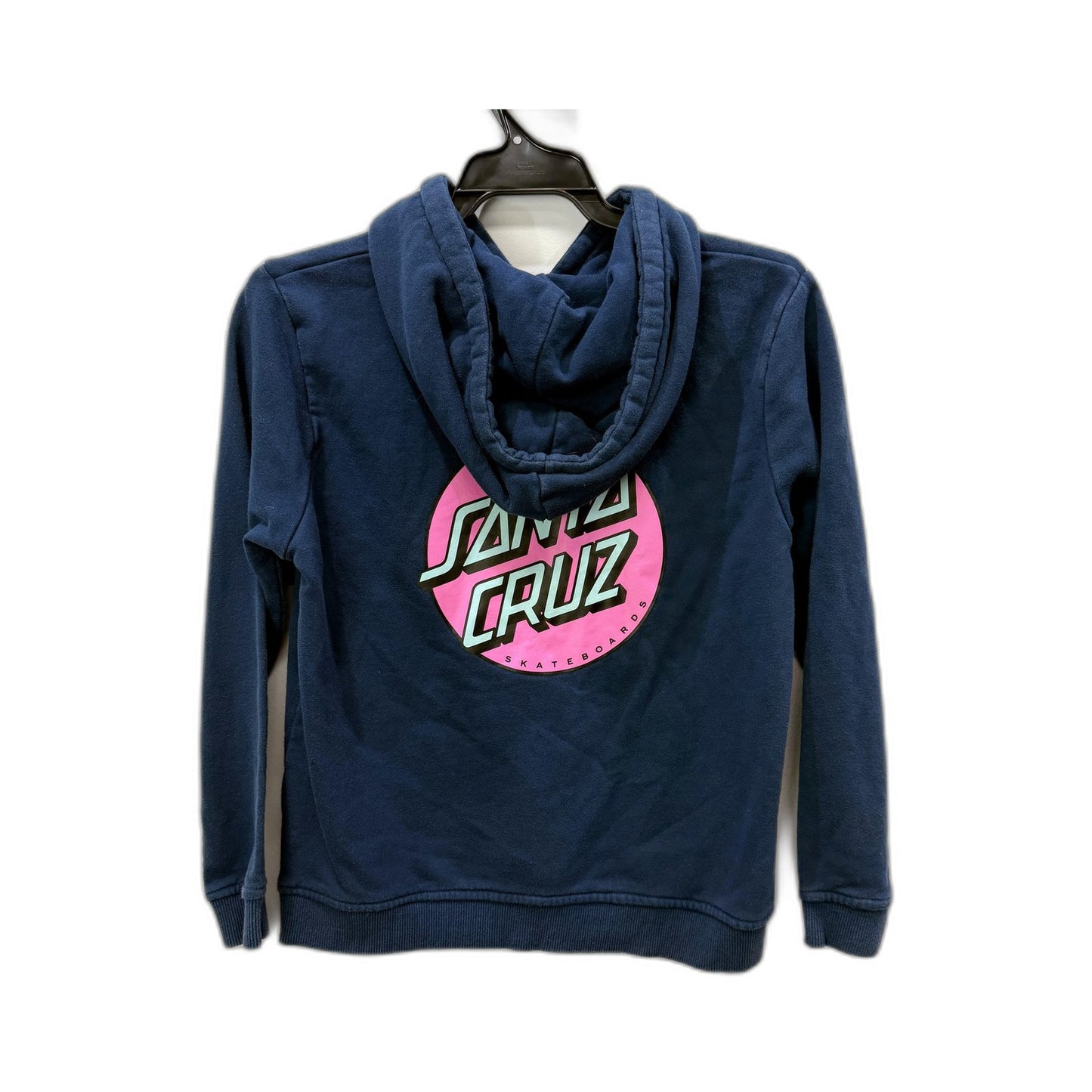 Santa Cruz Kids Navy Blue Pullover Hoodie for Comfortable and Stylish Sz 12