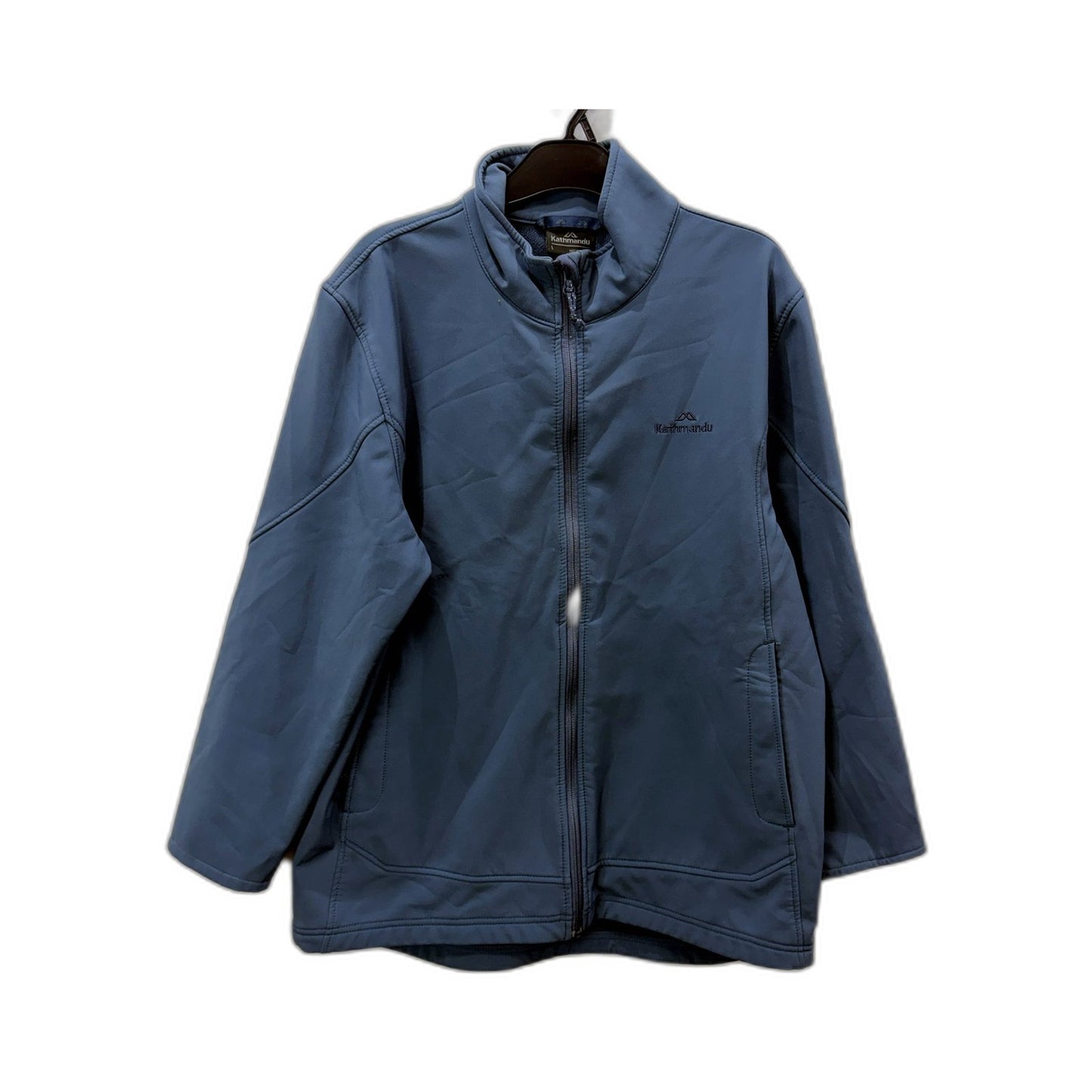 Kathmandu Womens Softshell Jacket Navy Blue Outdoor Hiking Camping Size L