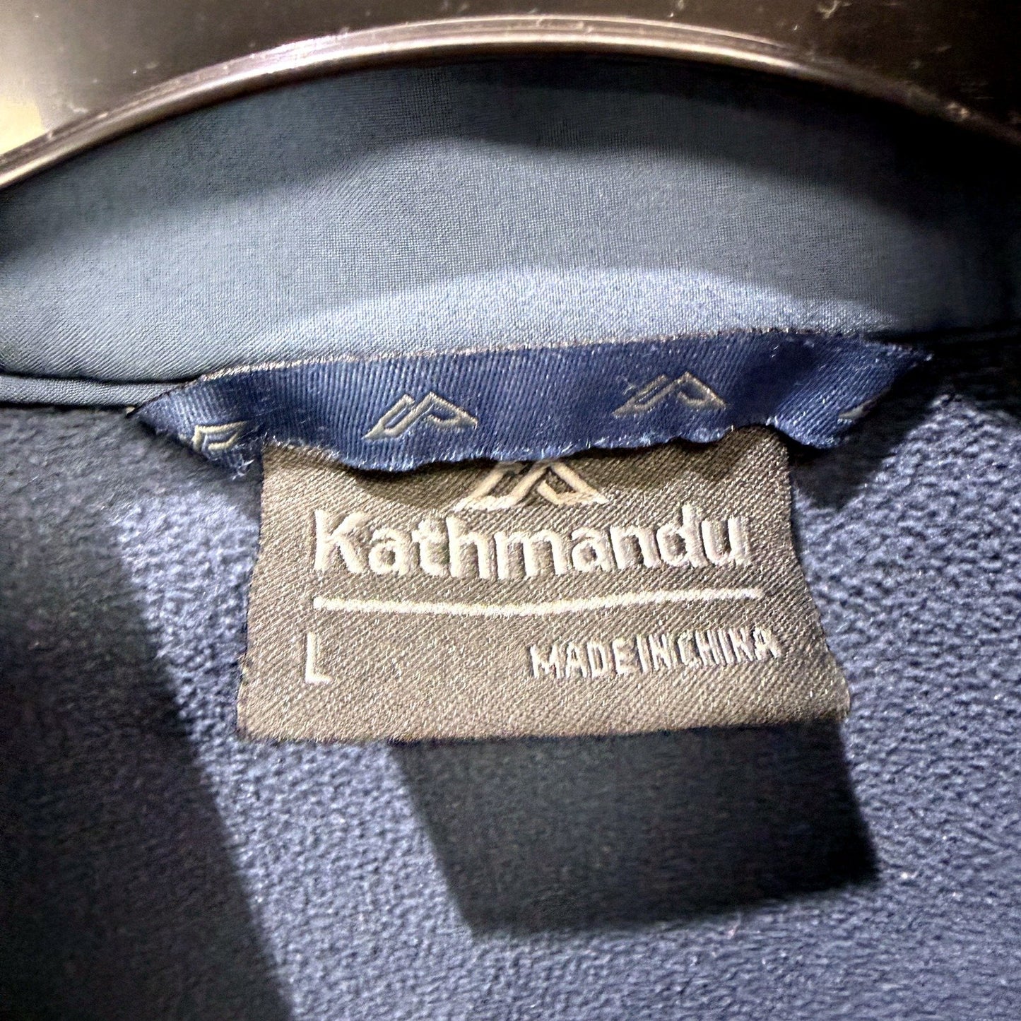 Kathmandu Womens Softshell Jacket Navy Blue Outdoor Hiking Camping Size L