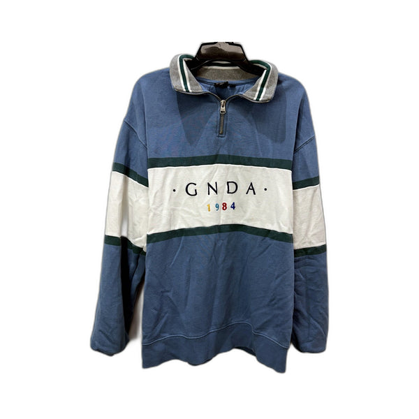 Ghanda Womens 1984 Striped Pullover Sweatshirt Multi Color Size 10