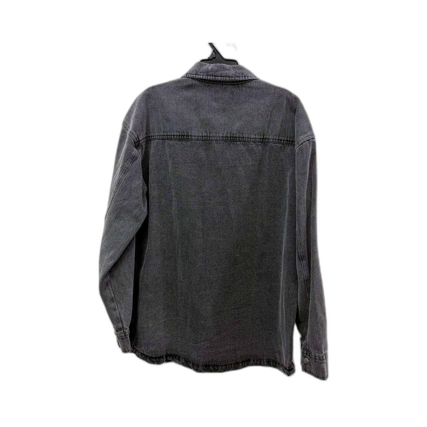 Silent Theory Mens Gray Denim Jacket for Small Sizes Size Small