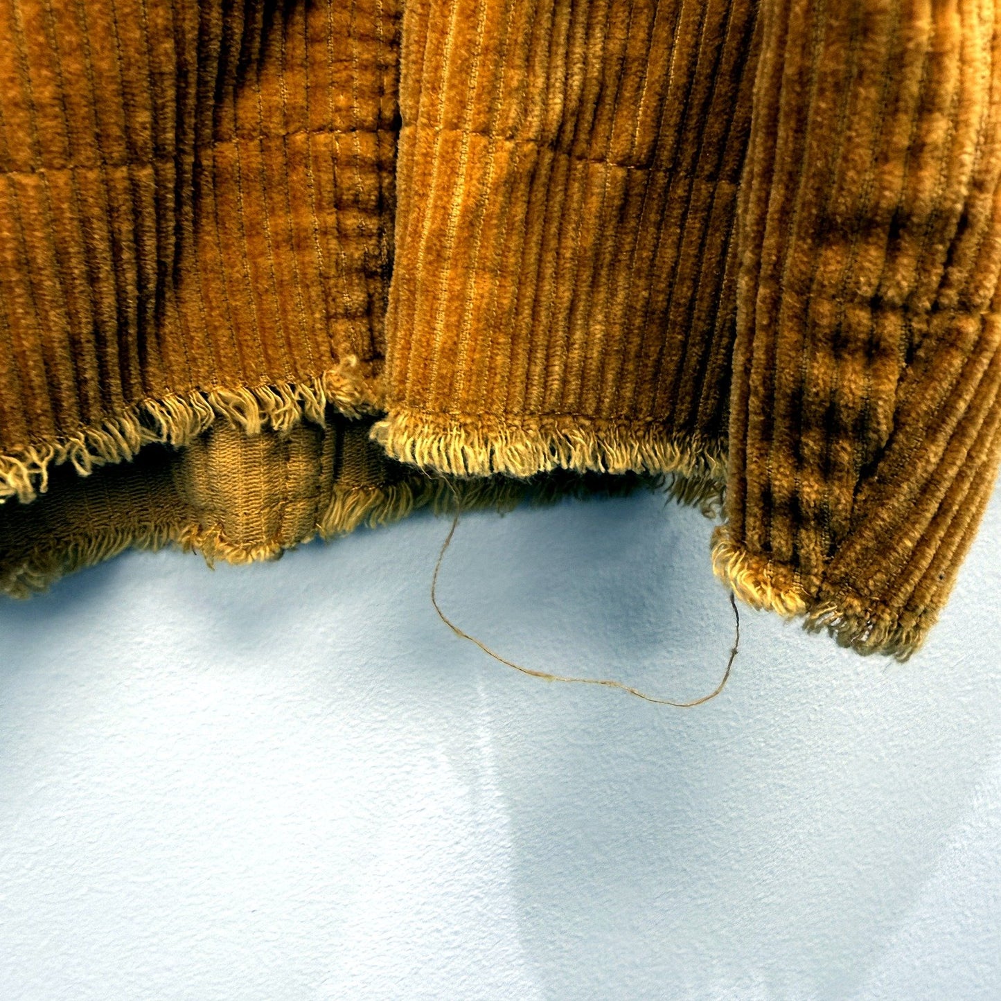 Zara Mens Corduroy Jacket in Mustard Yellow, Size Small