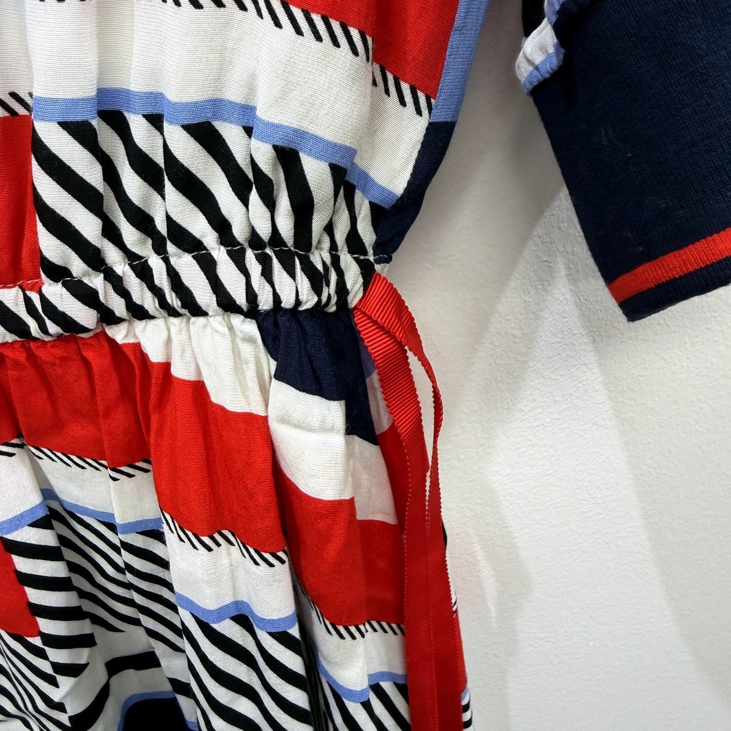 Women's Tommy Hilfiger Striped Multi Color Dress Size 2 NEW