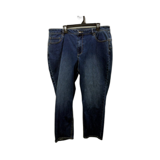 Regatta Womens Dark Blue Denim Jeans for Plus Size 20 Casual Wear NEW