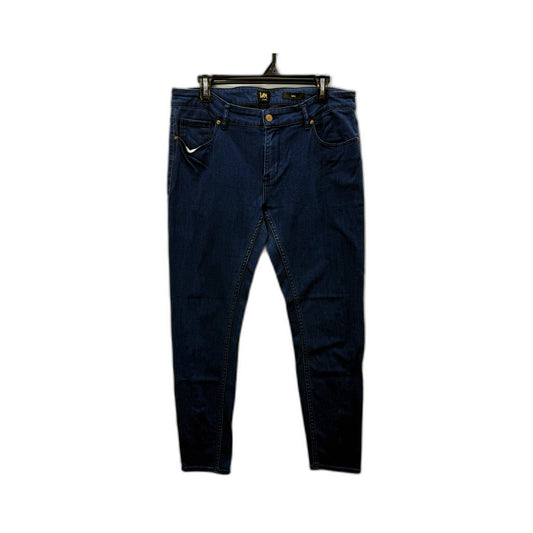 Lee Womens Dark Blue Denim Short Jeans for Petite Sizes 14 Size 14 Short