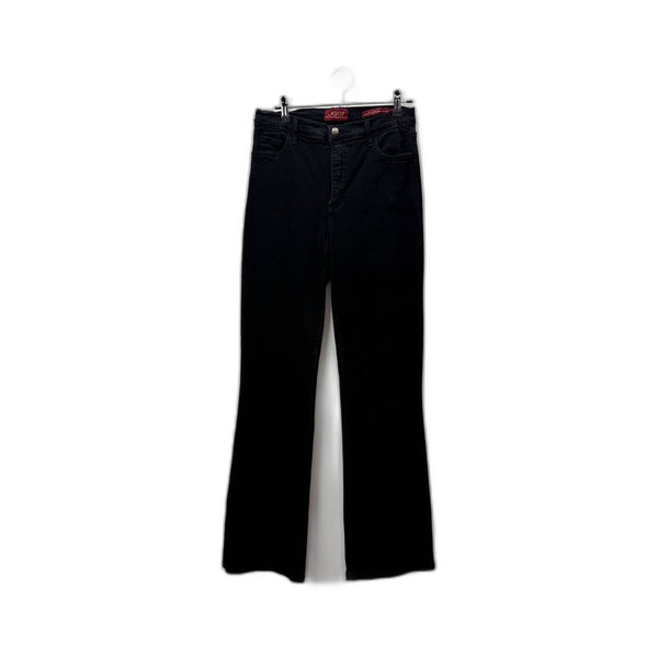 NYDJ Womens High Rise Flare Leg Black Jeans - Size 10