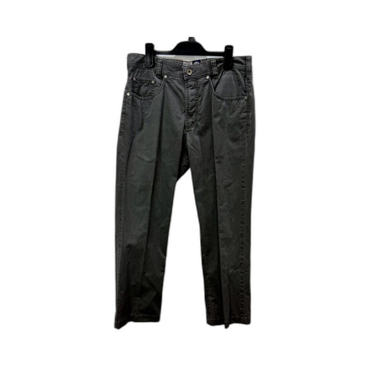 Gardeur Mens Gray Relaxed Fit Cotton Elastane Cargo Pants Size 32/32