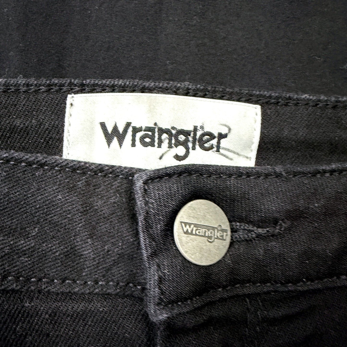 Wrangler Womens Black High Waisted Slim Fit Jeans - Size 8 NEW