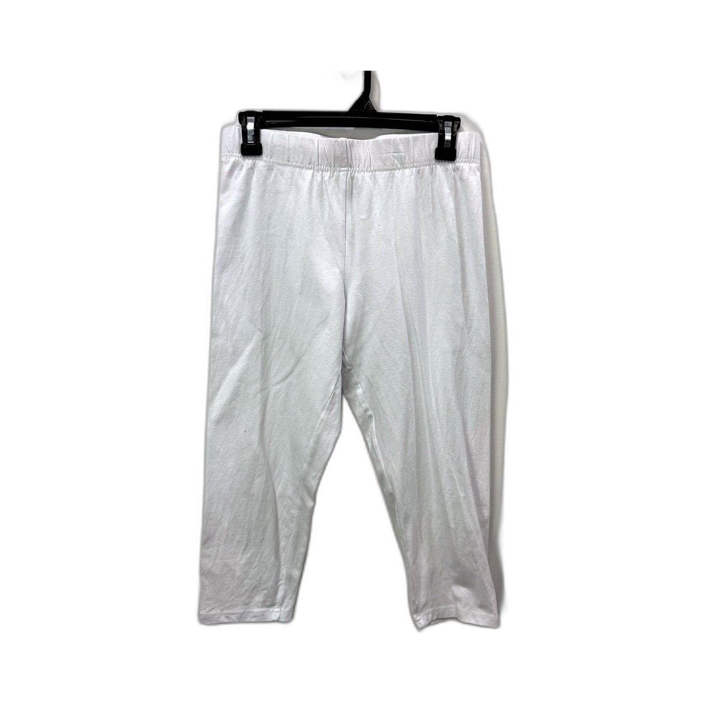 ed.it.ed Womens Comfortable White Leggings with Elastic Waist, Size 12