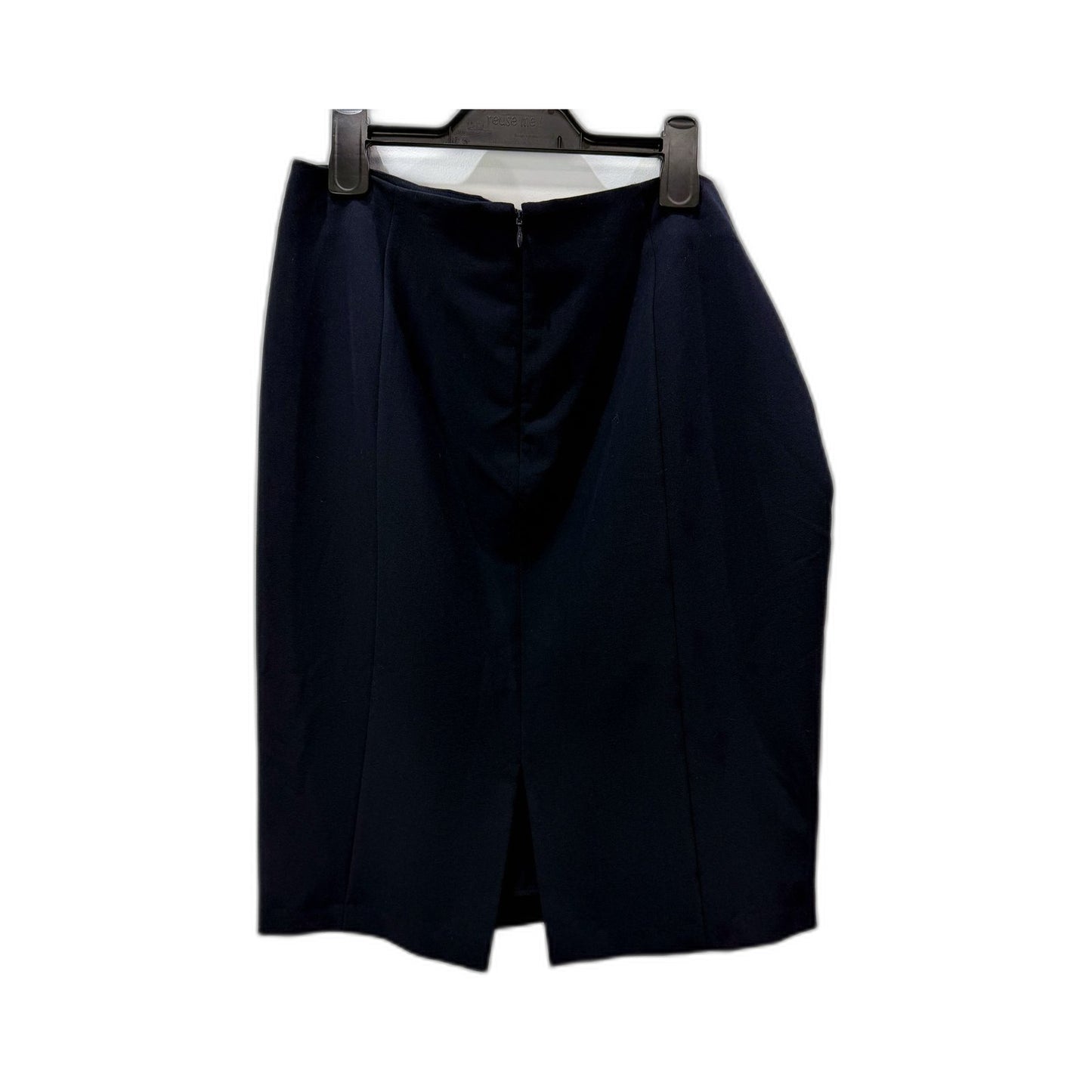 Basque Womens Midi Pencil Skirt Navy Formal Office Work Knee Length Size 12