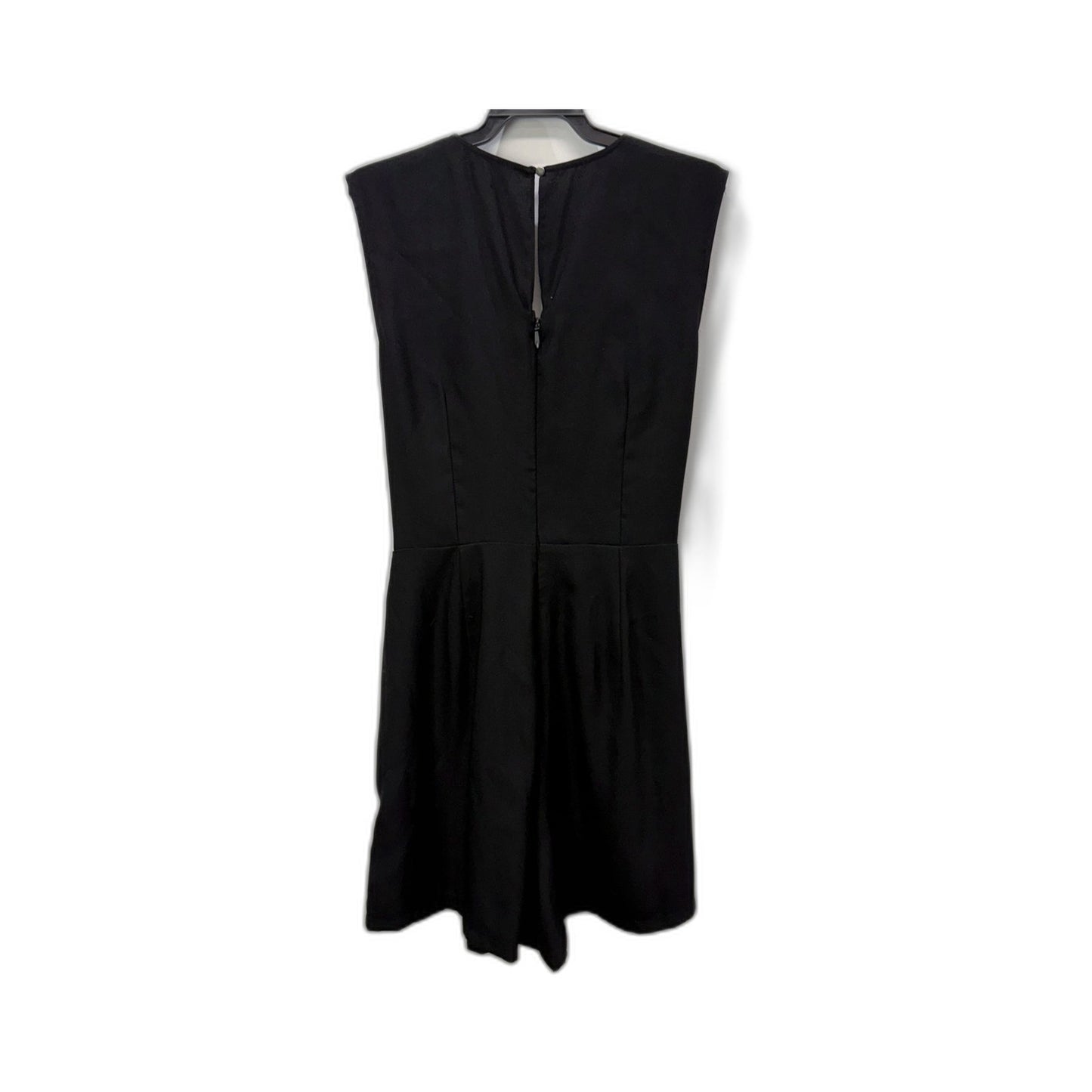City Chic Womens Sleeveless Tie Waist Dress with Pockets Black Size XS