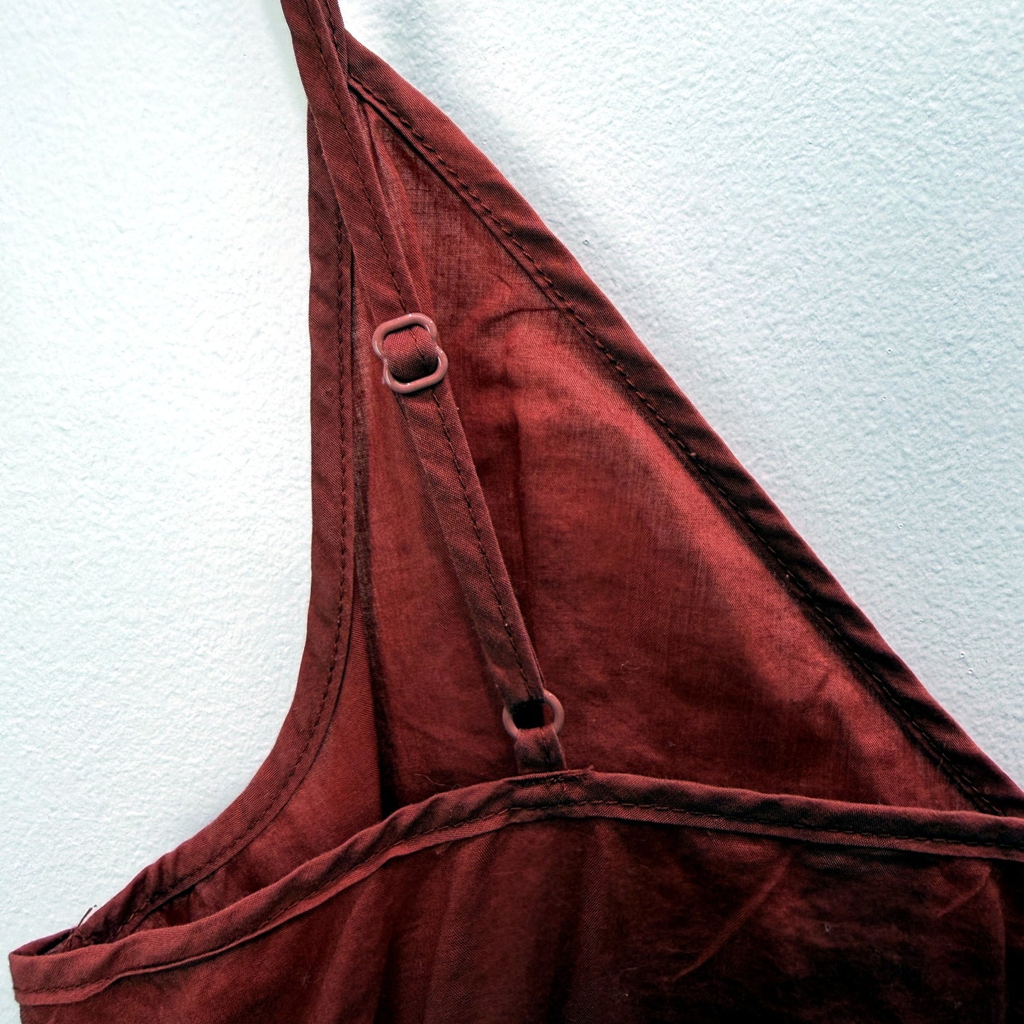 Country Road Womens Burgundy Cotton Tank Top Dress Size 4