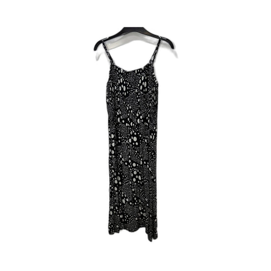 Ed it ed Womens It Plus Size 18 Sleeveless Polka Dot Dress in Black and White