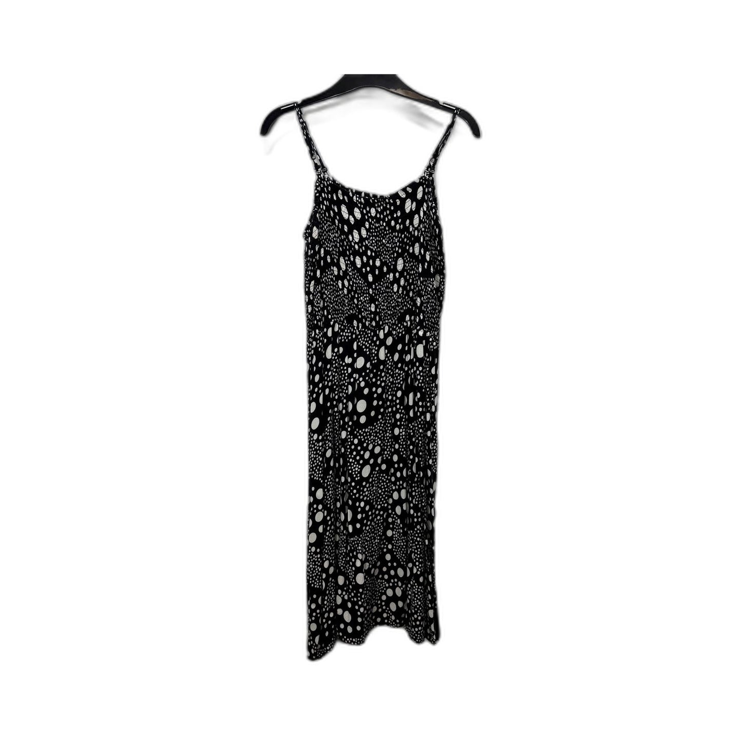 Ed it ed Womens It Plus Size 18 Sleeveless Polka Dot Dress in Black and White