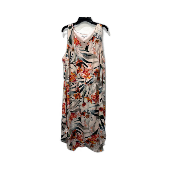 Table Eight Womens Floral Print Sleeveless Dress in Multi Color & by Size 14