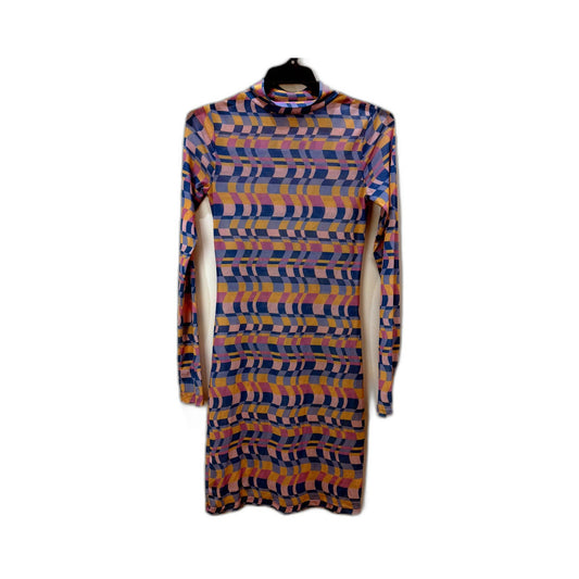 Cotton:on Womens Bodycon Dress - Geometric Colorful Print Multi Color S