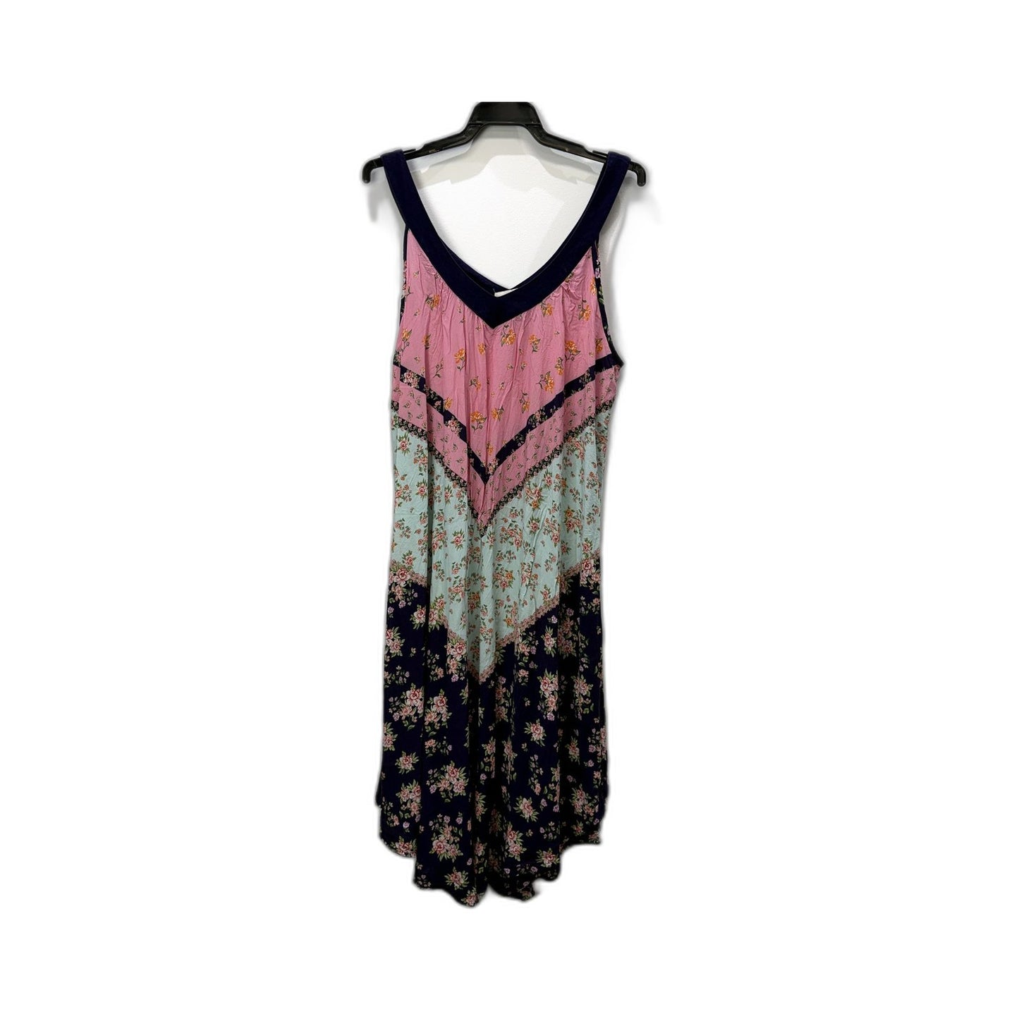 Peter Alexander Womens Floral Print Tiered Dress Casual Feminine Multi Color