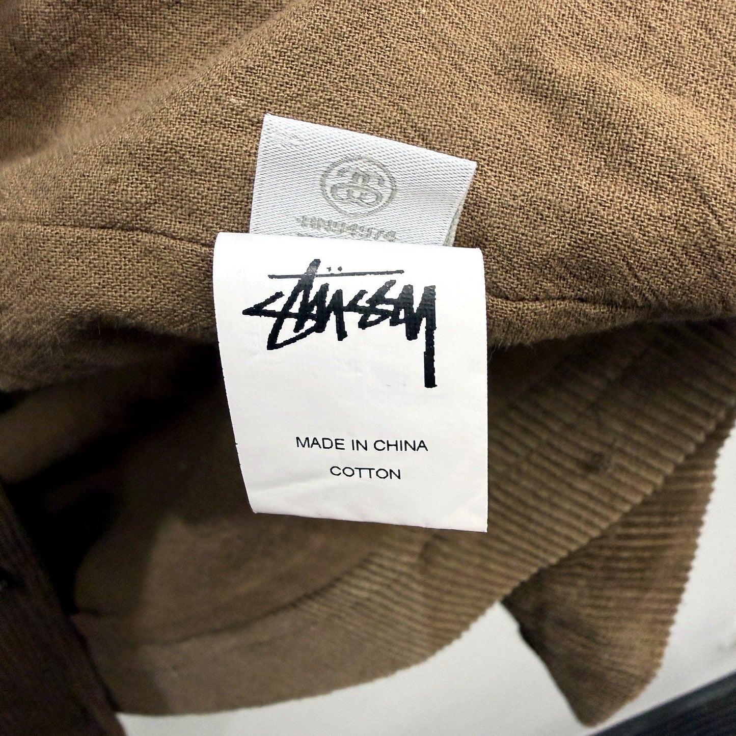 Stussy Mens Corduroy Jacket in Brown - Casual Button-Up Cotton Coat Size L