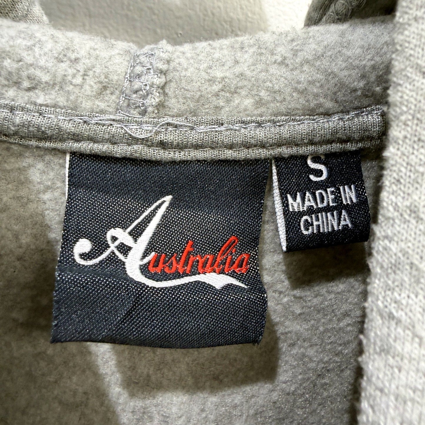 Champion Mens Gray Pullover Sweatshirt with Hooded Cotton Design, Size S