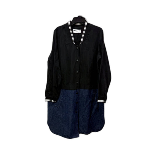 LAVA Womens Black Striped Trim Jacket - Small Size Outerwear