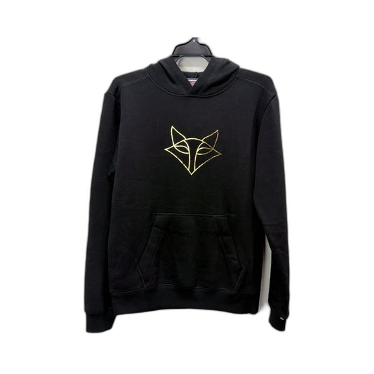 Puma Kids Hooded Pullover Sweatshirt in Black Cotton for Youth XL/14