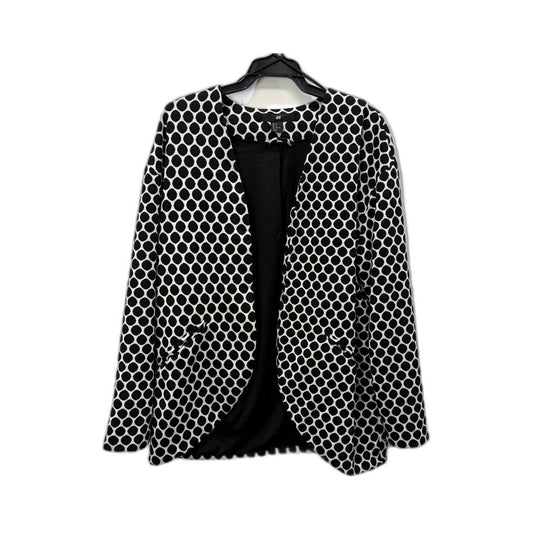 H&M Womens Polka Dot Jacket in Black and White, Size M