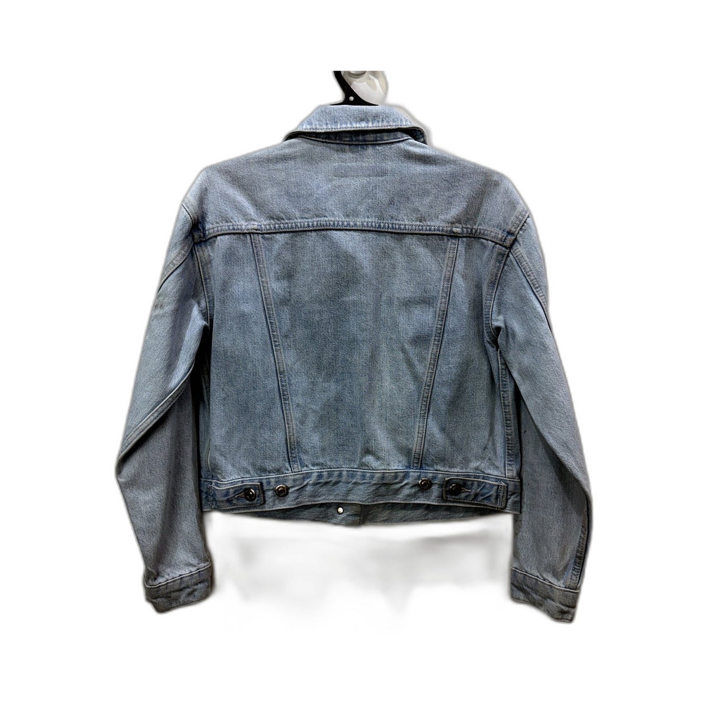 Topshop Moto Womens Light Blue Denim Jacket Size 8