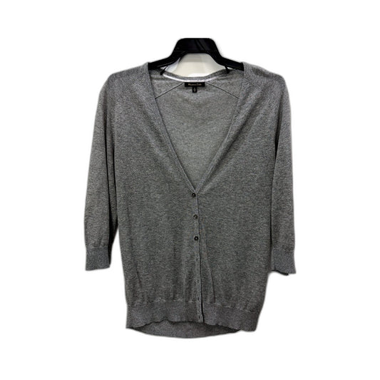Massimo Dutti Womens Button Front Gray Pullover Sweater Size S