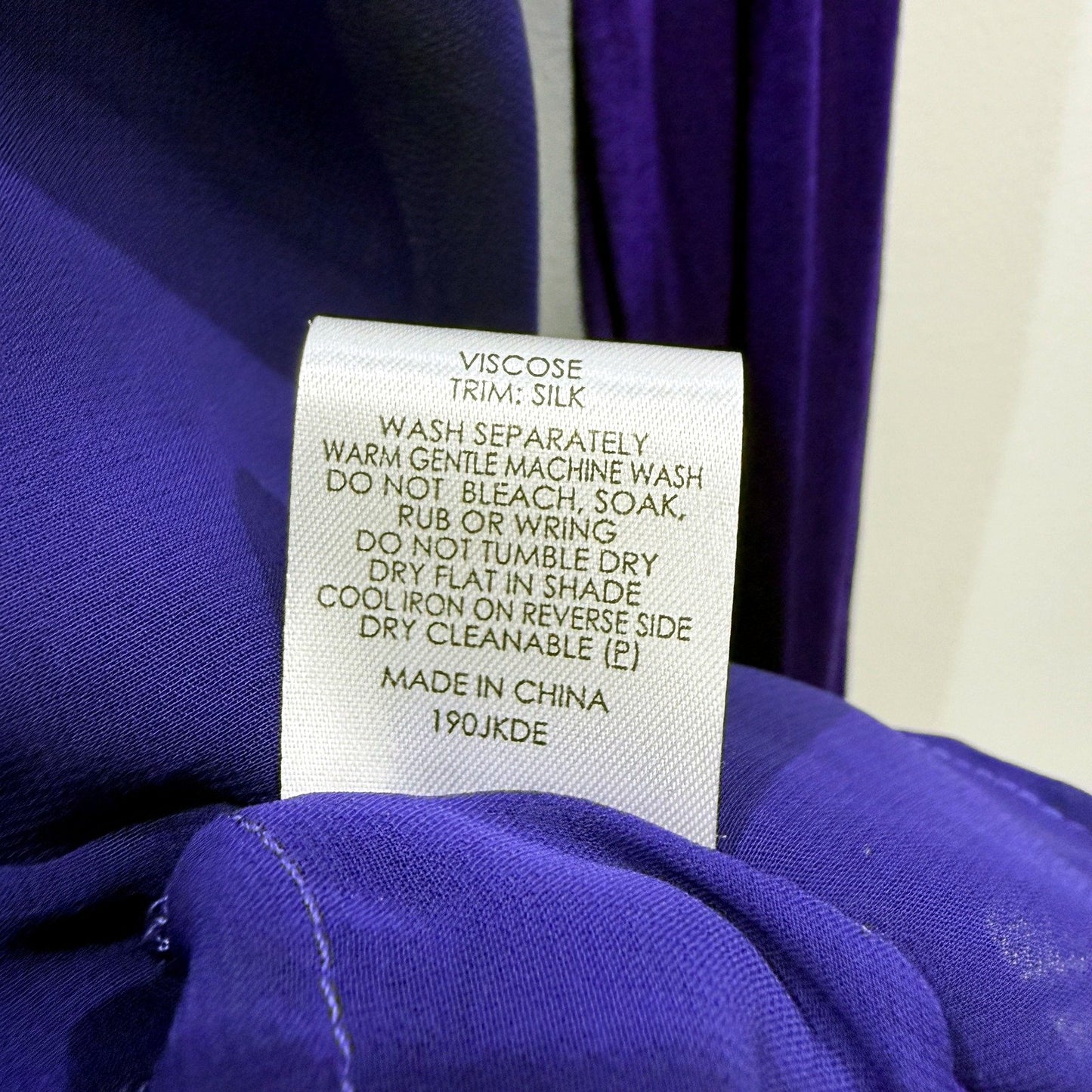 Decjuba Womens Draped Open Front Cardigan Sweater in Purple, Size S