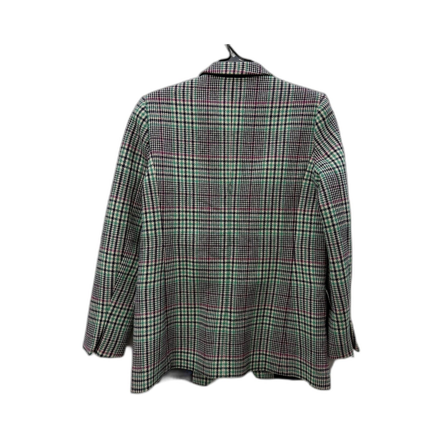 Sandro Mens Plaid Wool Blazer Jacket in Multi Color & - Size 36