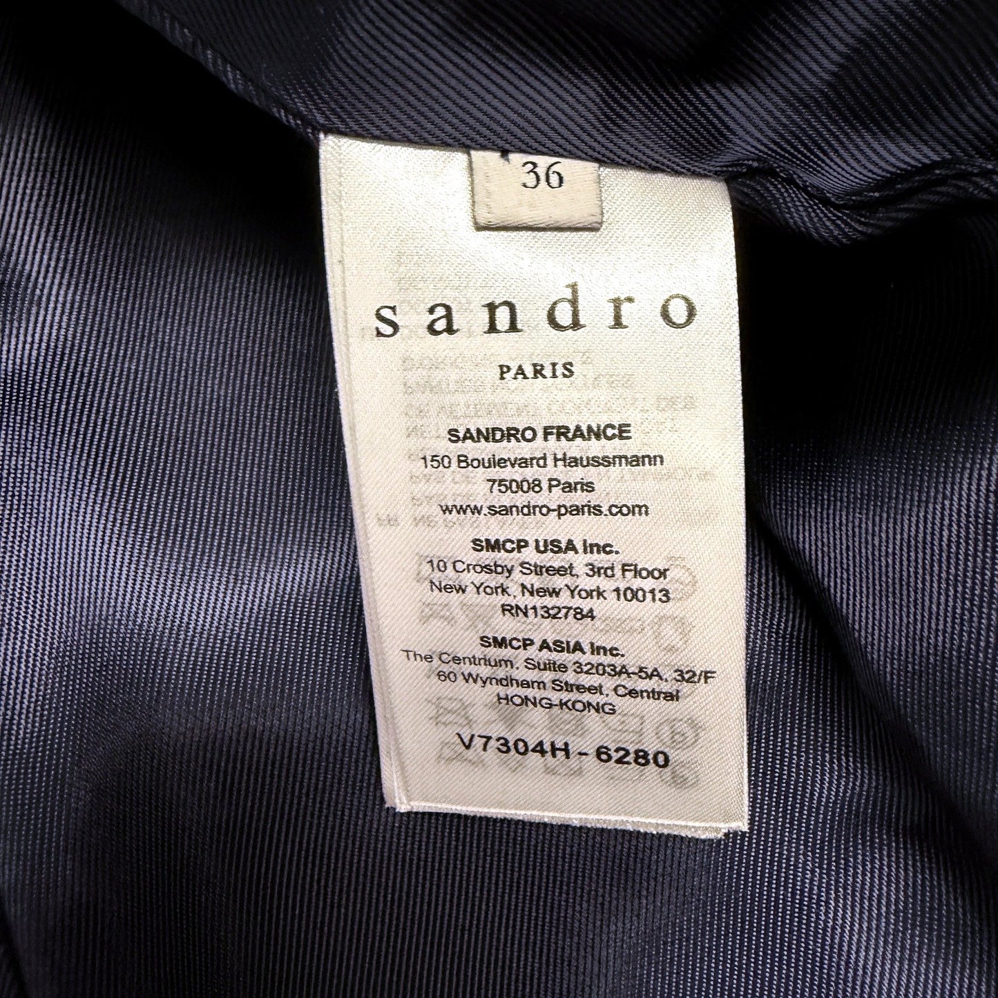 Sandro Mens Plaid Wool Blazer Jacket in Multi Color & - Size 36