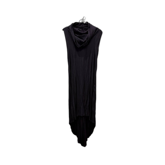 Etal Womens Black Viscose Pullover Dress Casual Comfortable Draped Size 2