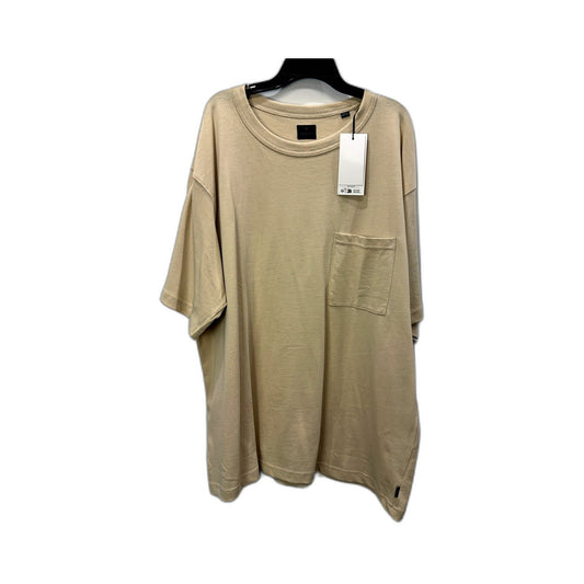 Jack & Jones Mens Oversized Crew Neck T-Shirt Cotton Summer Sand Size L NEW