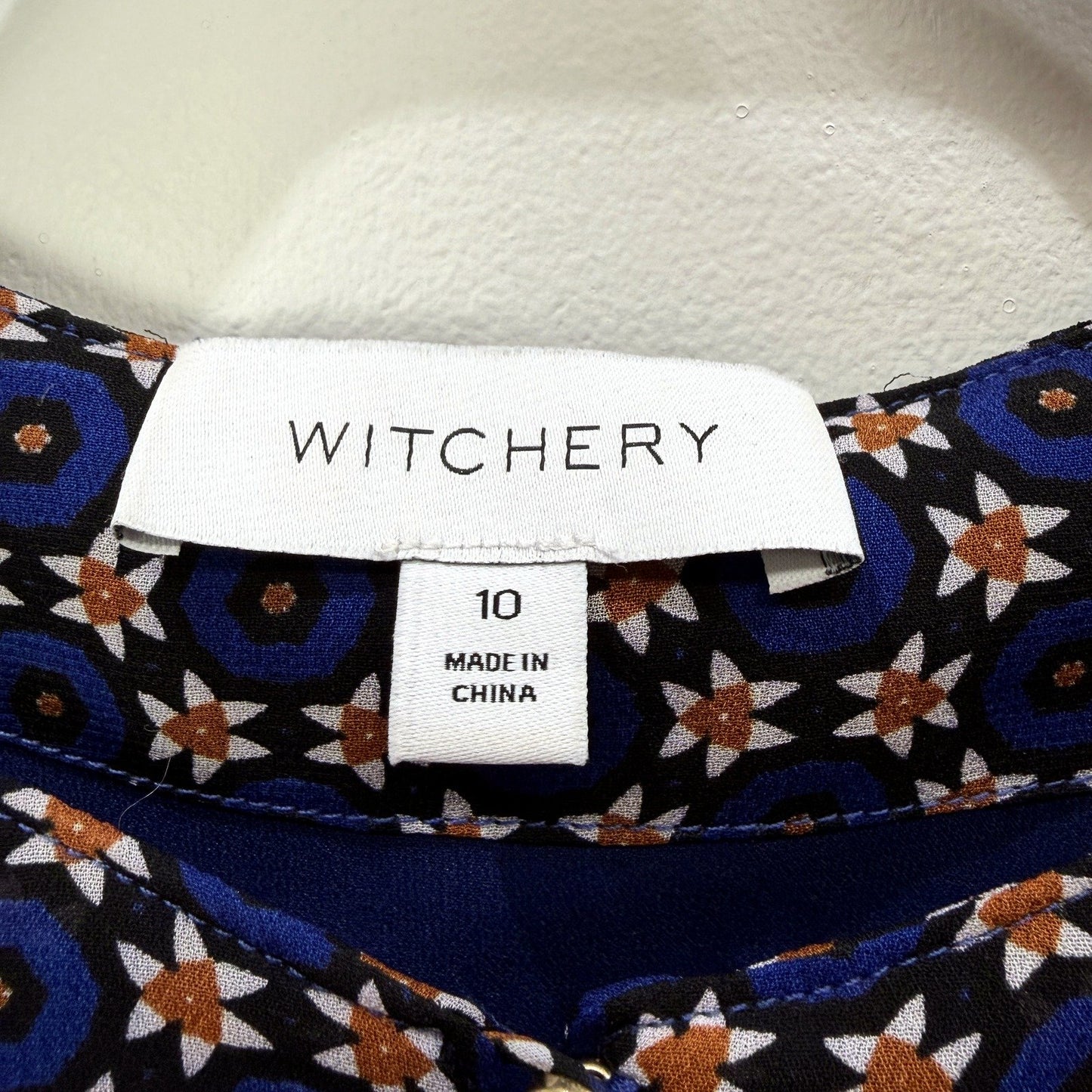 Witchery Womens Floral Midi Dress Multi Color Casual Long Sleeve Size Sz 10