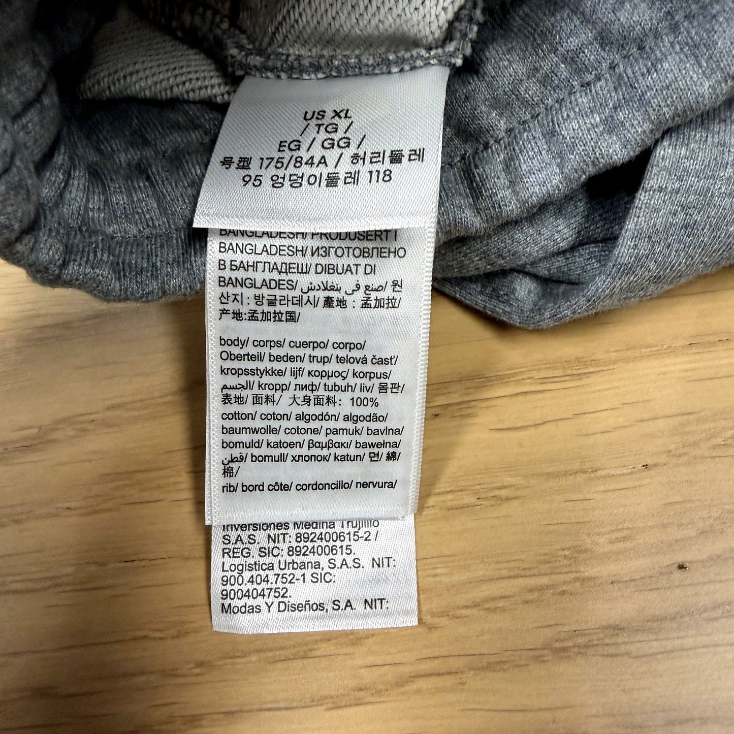 Calvin Klein Mens Monogram Jogger Sweatpants Grey Cotton Athletic Size XL NEW