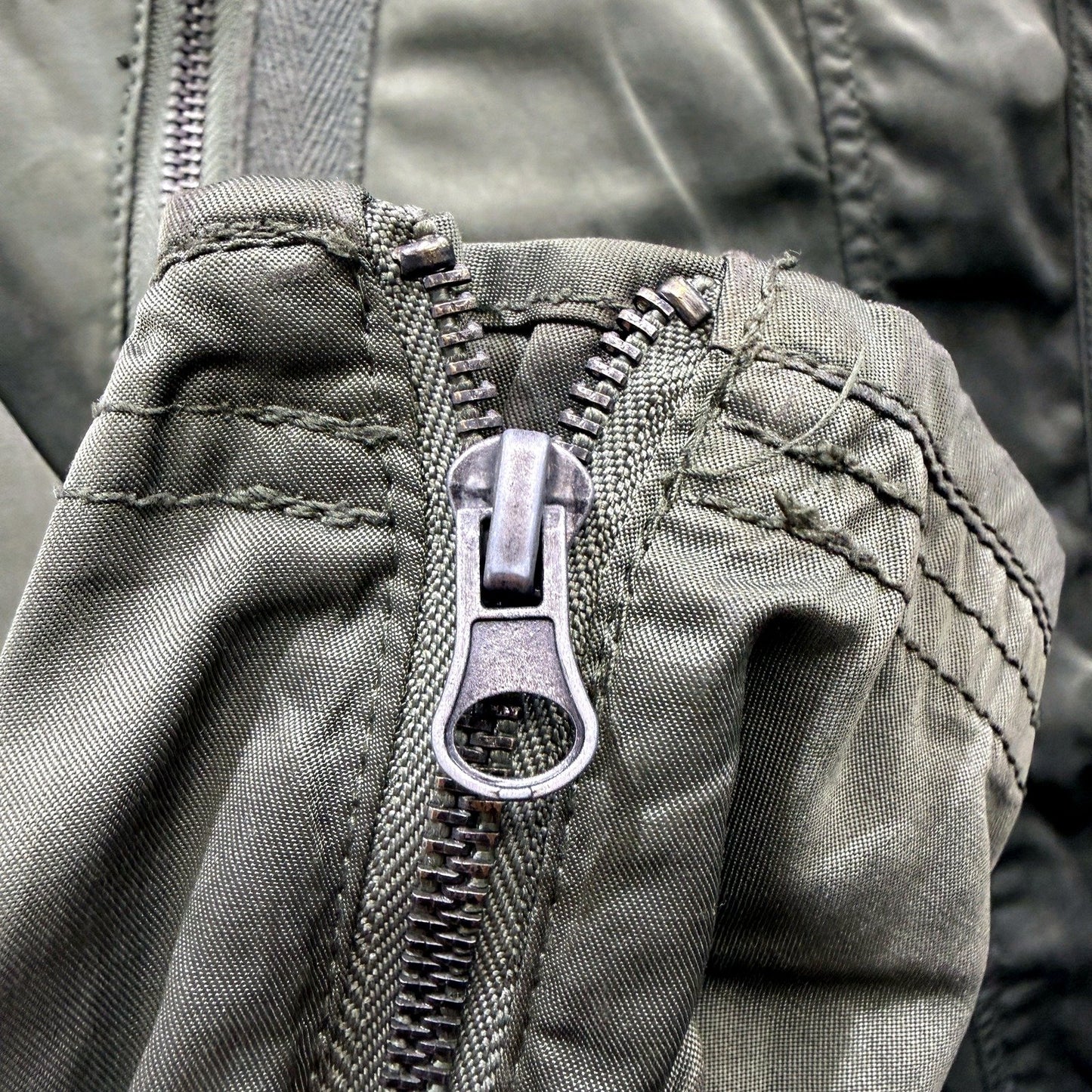 Deciuba Womens Military Parka Hooded Olive Green Jacket by in Size 8