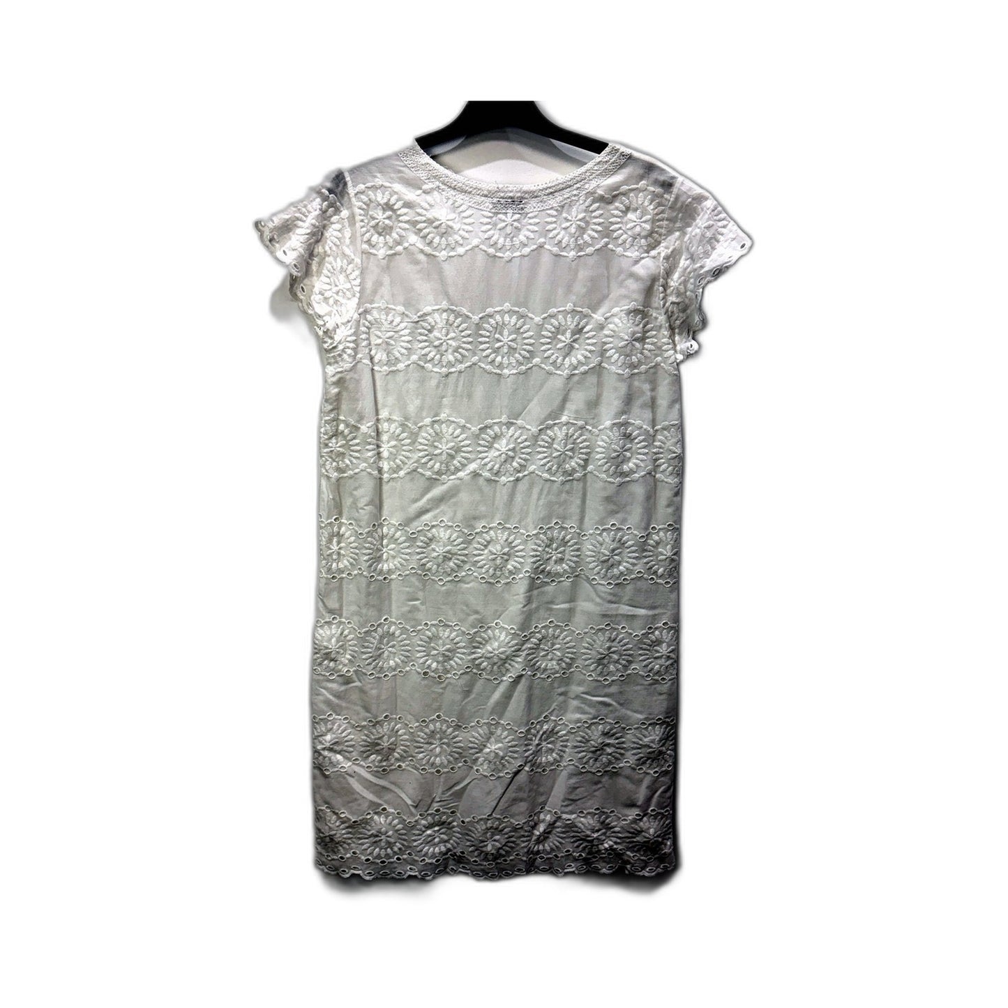 Emerge Womens Lace Dress in White - Casual, Lightweight, Feminine Style Size 12