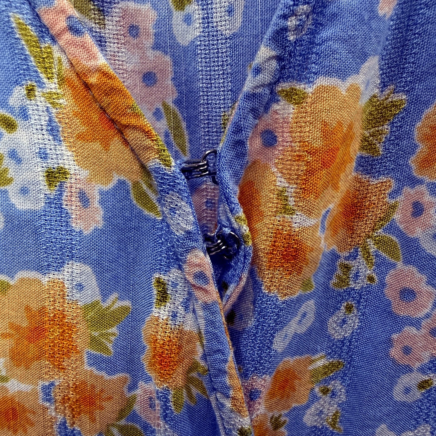 Ghanda Kids Floral Print Dress Vibrant Colors Casual Comfortable Size Teen 10-11