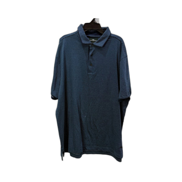 Rodd & Gunn Mens Striped Polo Shirt Navy Blue Cotton Sports Fit Size 2XL