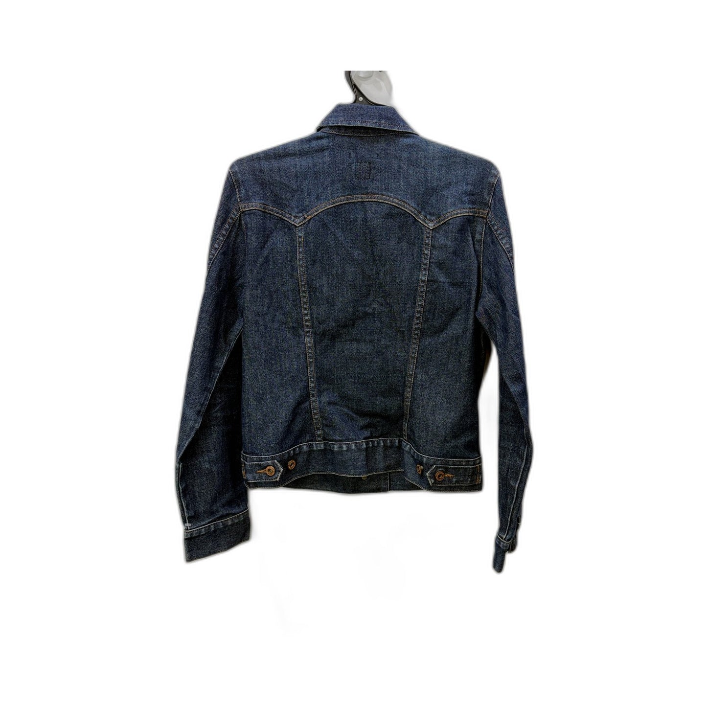 GAP Womens Dark Blue Denim Jacket - Casual Cotton Outerwear Size M