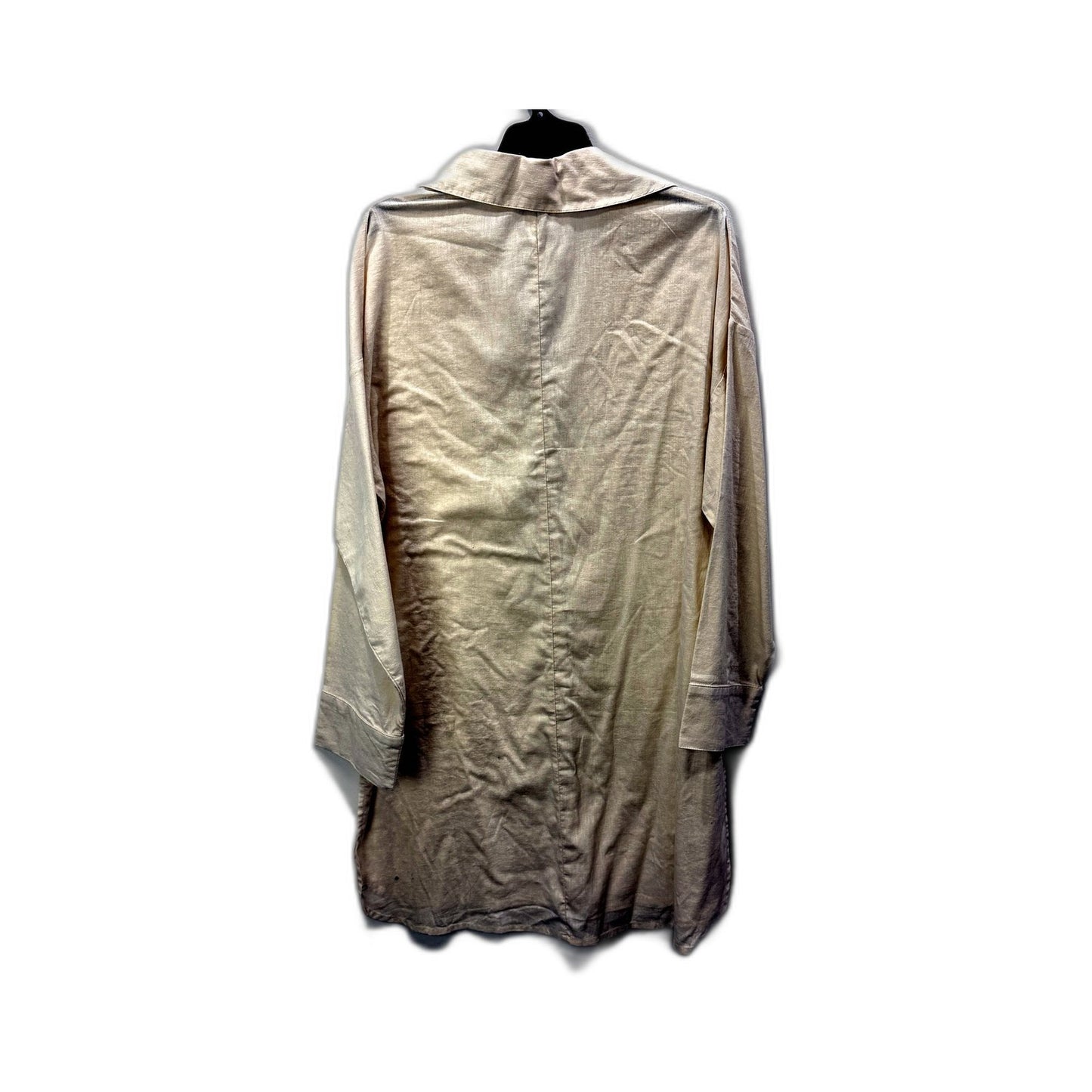 Chloe & Lola Womens Cotton Sleepwear Robe Cozy Loungewear in Cream NEW